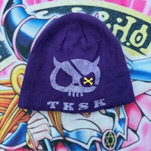 TK Sap kid Vintage Japan Skull Beanie